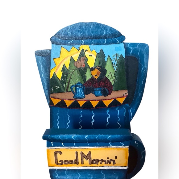 Cabin Hand Crafted Napkin Holder - Picture 1 of 5